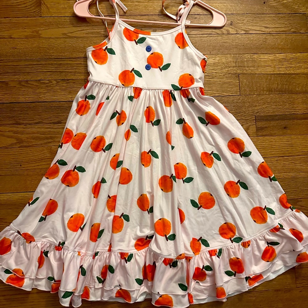 Peach dress
